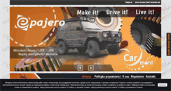 Desktop Screenshot of e-pajero.pl